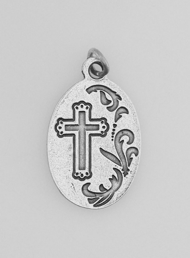 Médaille Religieuse Notre Dame de Fatima Argentée (pic 3)