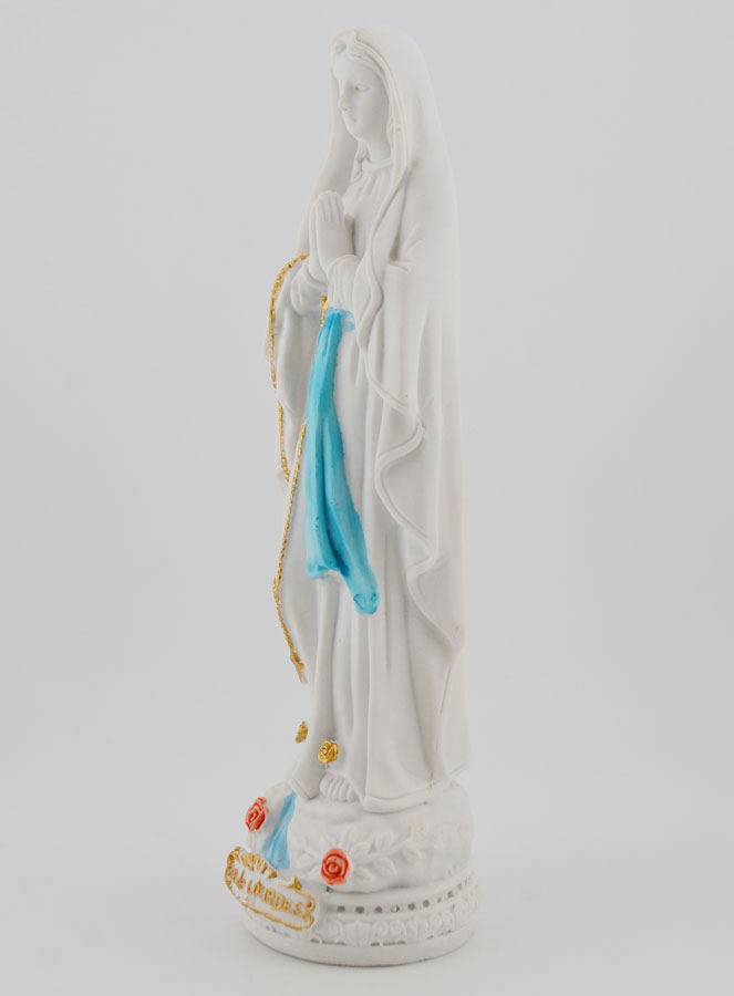 Statue Vierge Marie de Lourdes 18cm (pic 2)