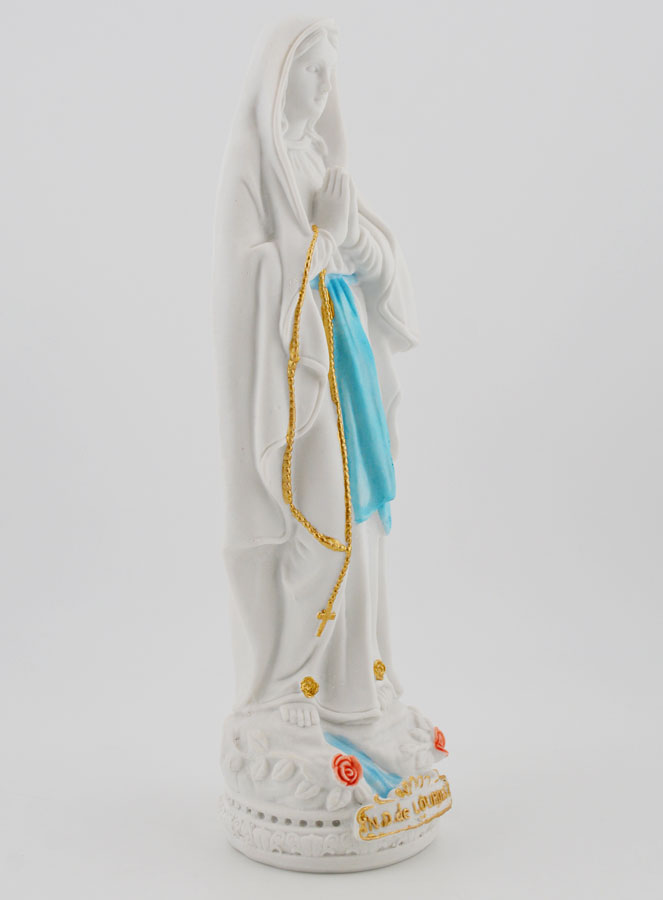 Statue Vierge Marie de Lourdes 18cm (pic 3)