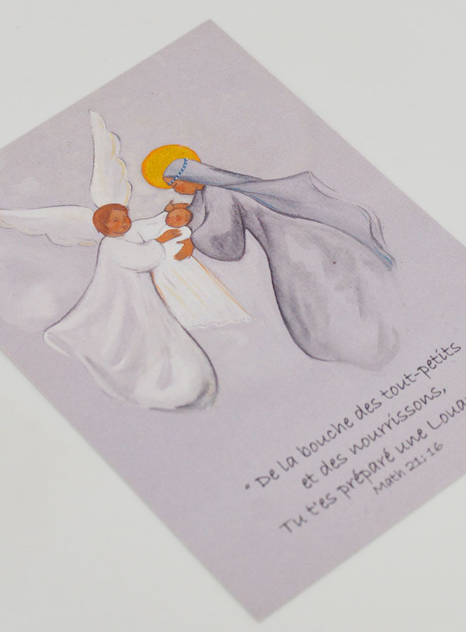 Carte de Baptême Vierge Marie et L'Ange (pic 3)