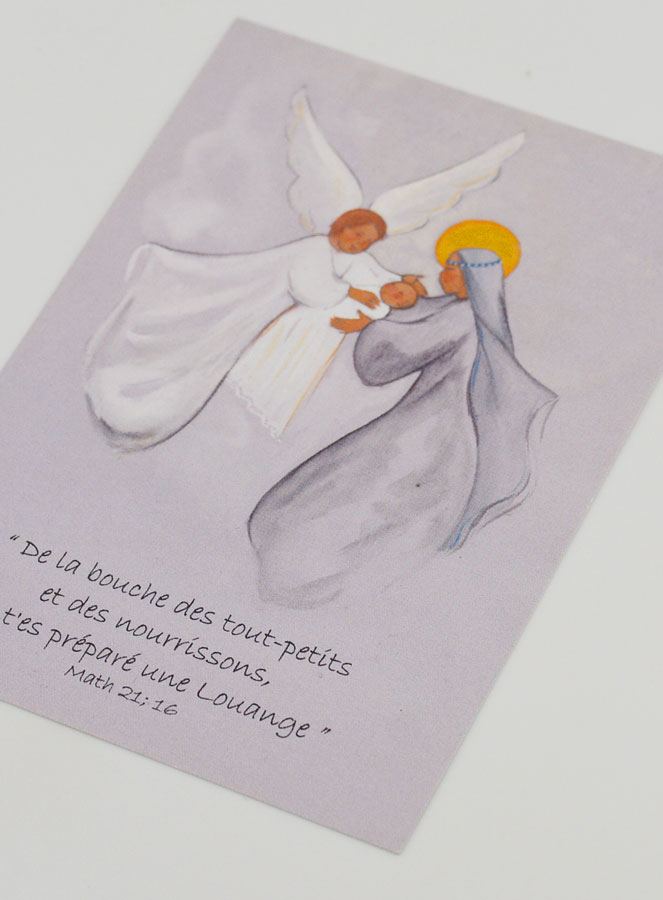 Carte de Baptême Vierge Marie et L'Ange (pic 4)