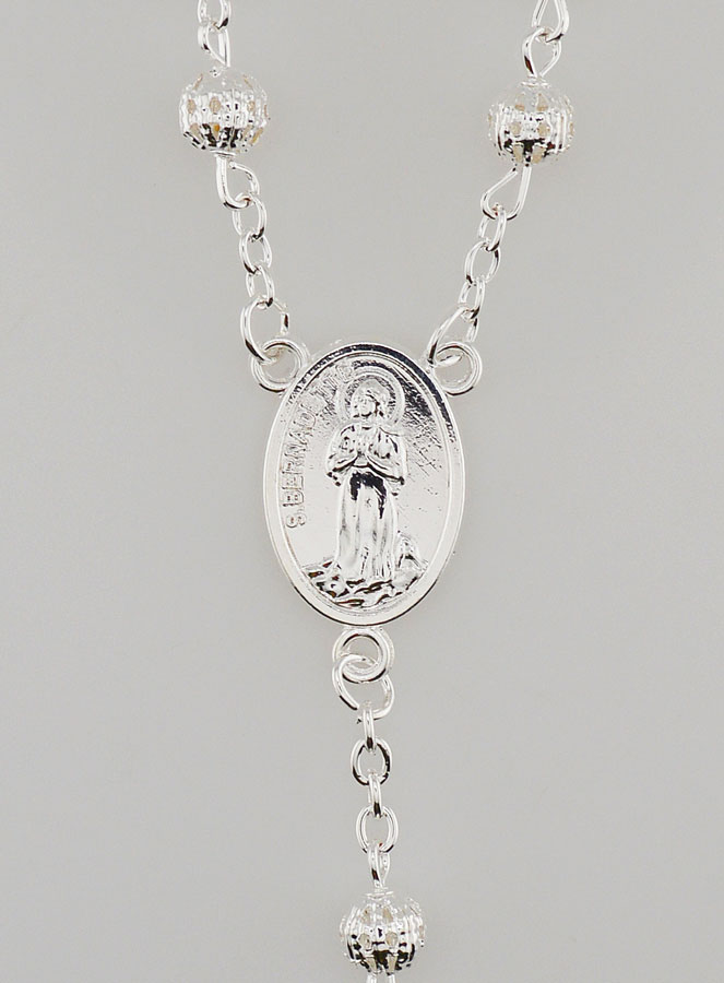 Chapelet Homme Argent Mode Fashion (pic 4)