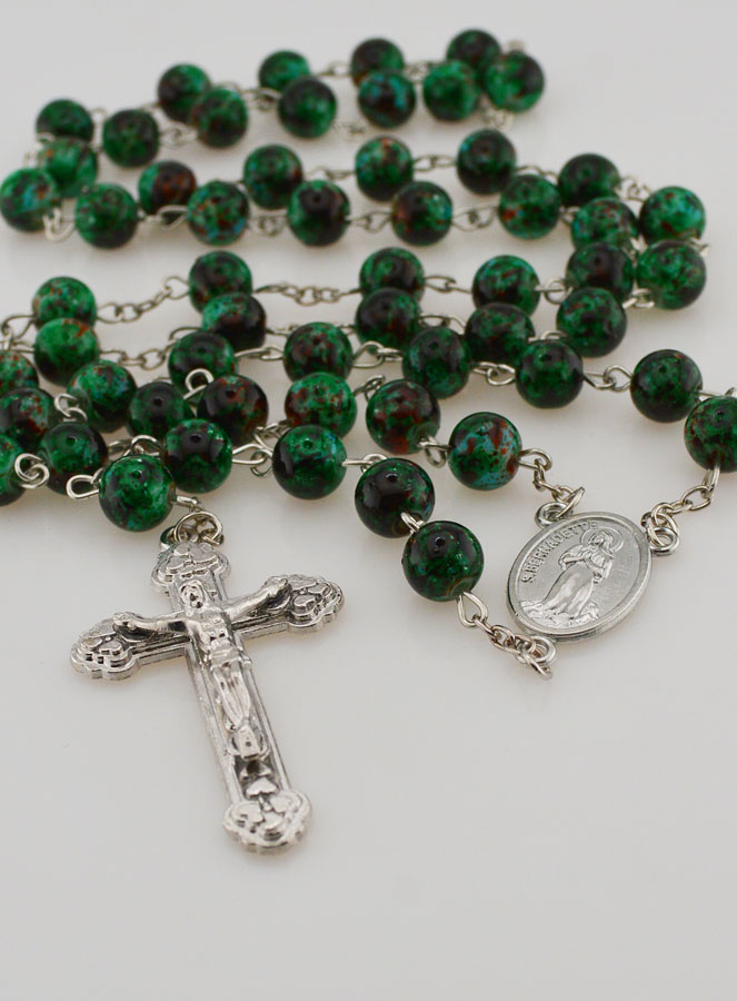 Chapelet en Perles Nacre Verte (pic 2)