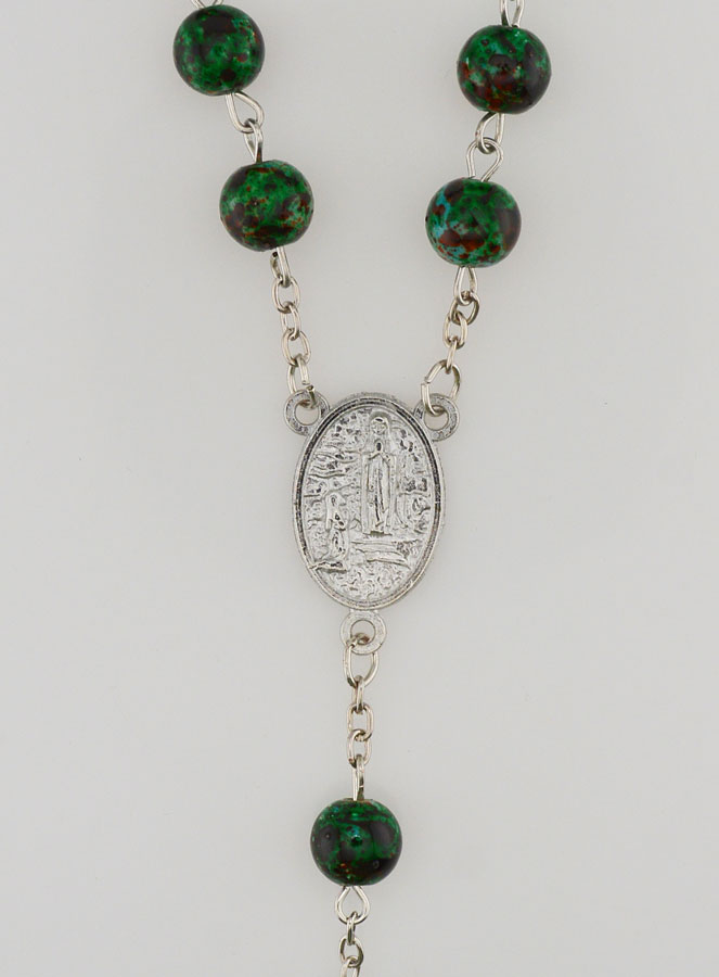 Chapelet en Perles Nacre Verte (pic 4)