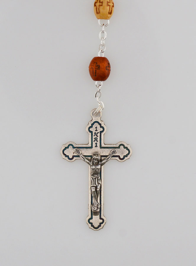 Chapelet Fashion Bois Croix de Tau (pic 3)