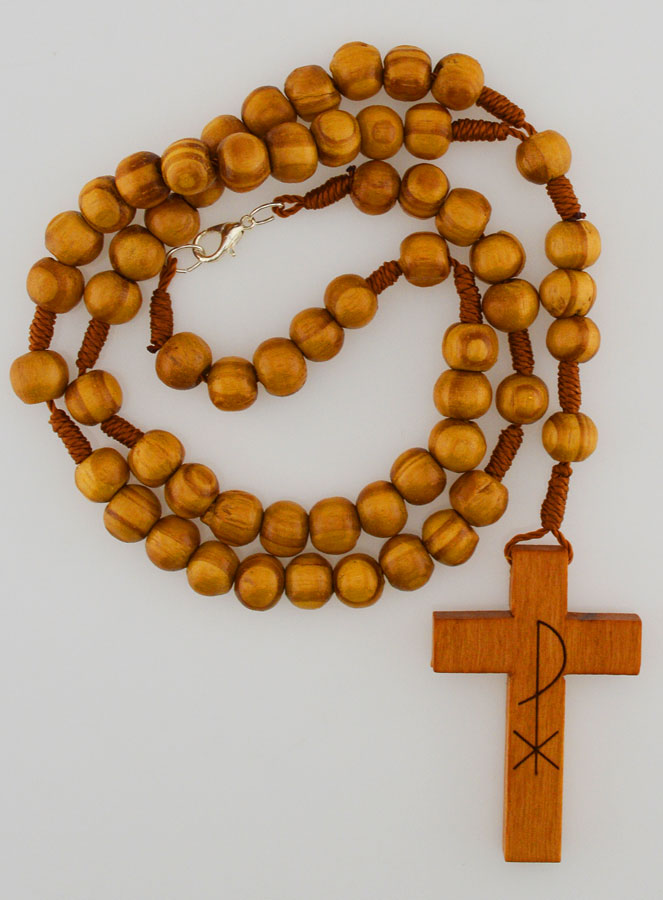 Chapelet en Bois Pax de Lourdes (pic 1)