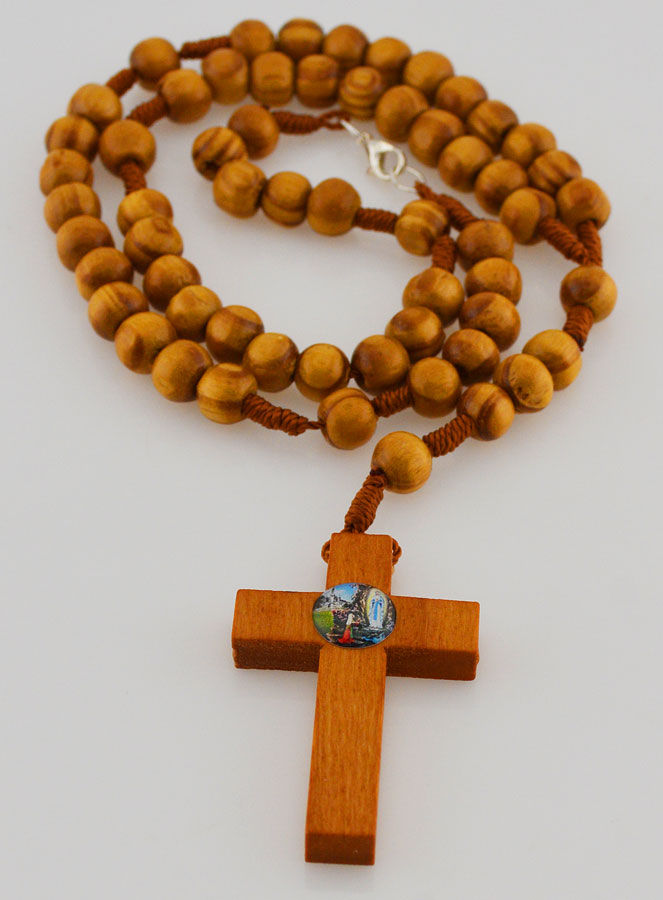 Chapelet en Bois Pax de Lourdes (pic 3)