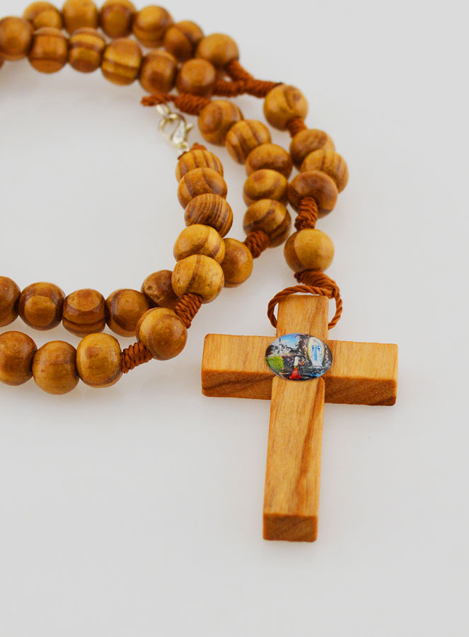 Chapelet Collier Fashion Mode Bois (pic 4)