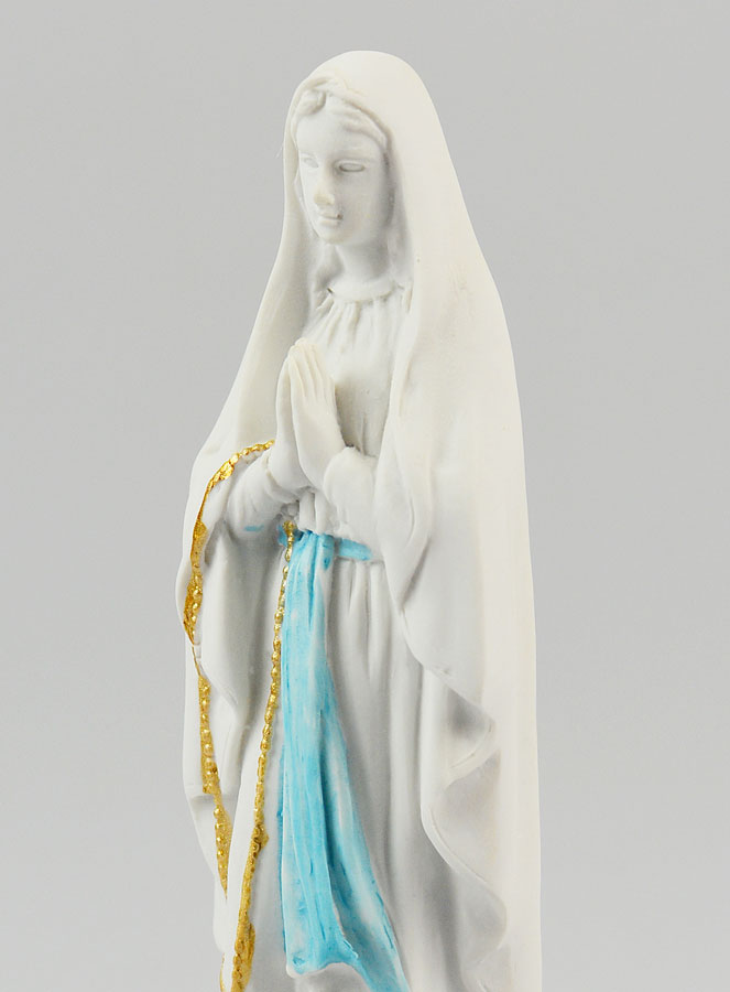 Statue Notre Dame de Lourdes 15cm (pic 4)