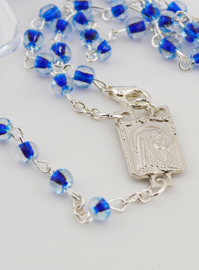 Chapelet en Perles Bleues Boite Bonbon Enfant (pic 4)