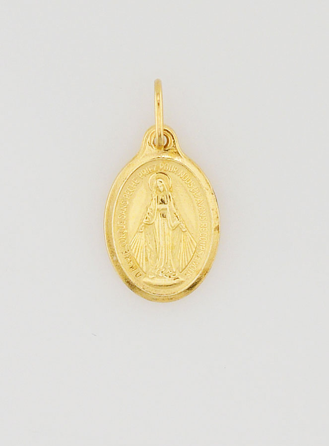 Médaille Miraculeuse Dorée 13mm (pic 3)