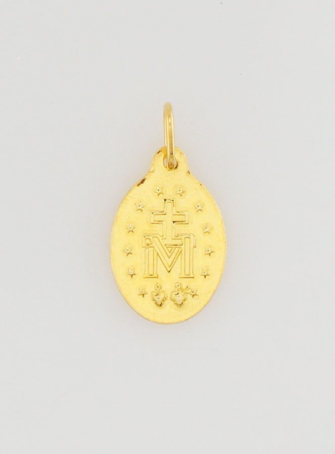 Médaille Miraculeuse Dorée 13mm (pic 4)