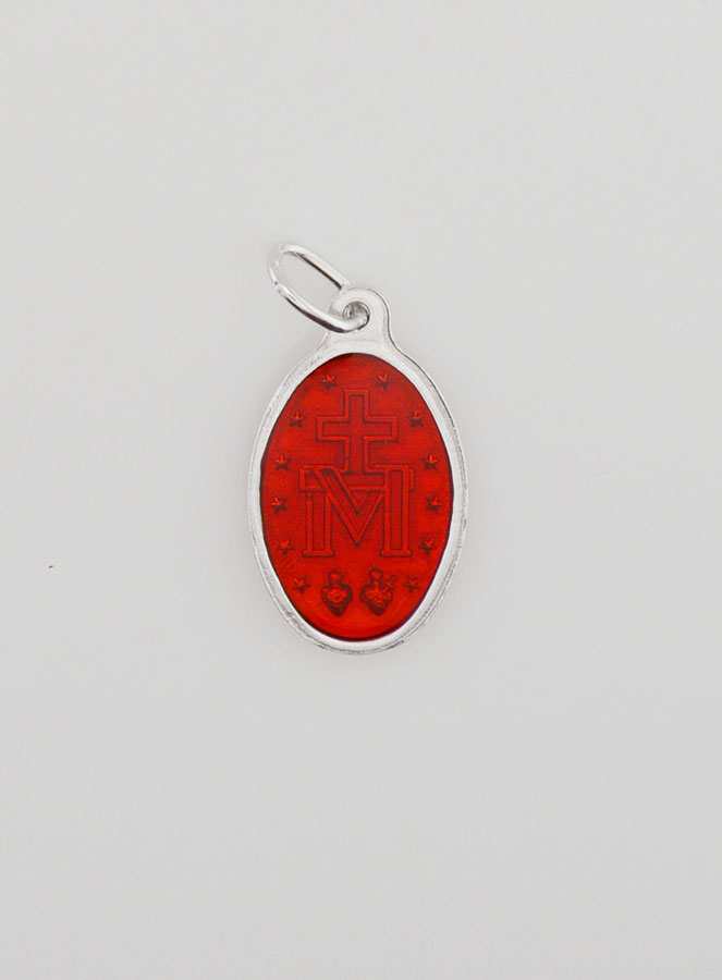 Médaille Miraculeuse Rouge - 19mm (pic 3)