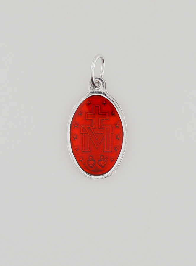 Médaille Miraculeuse Rouge - 19mm (pic 4)