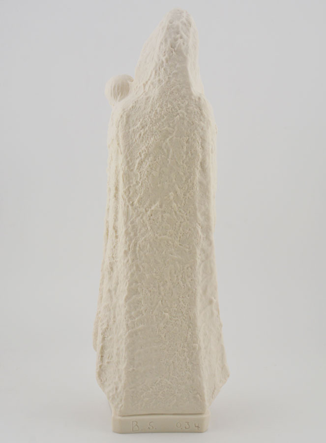 Statue Vierge Marie au Manteau Ton Ivoire (pic 4)
