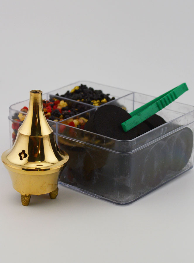 Coffret Encens + Charbon + Brûle-encens (pic 2)