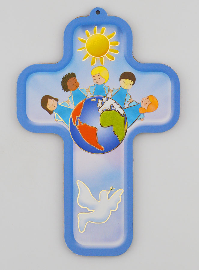 Croix en Bois Enfant du Monde (pic 1)