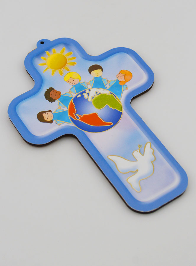 Croix en Bois Enfant du Monde (pic 3)