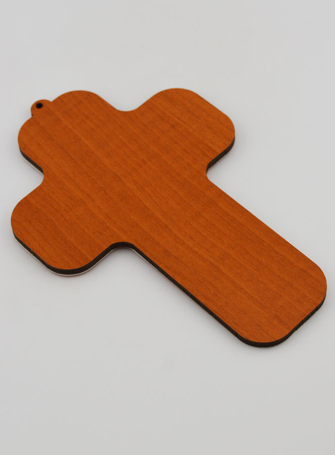 Croix en Bois Enfant - Ange en Prière Modèle Garçon (pic 4)