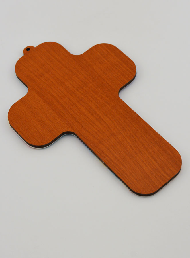 Croix en Bois Enfant - Feu de l'Esprit Saint (pic 4)