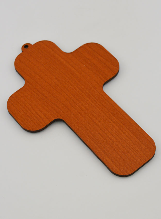 Croix en Bois Enfant - Ange Gardien Trompette (pic 4)