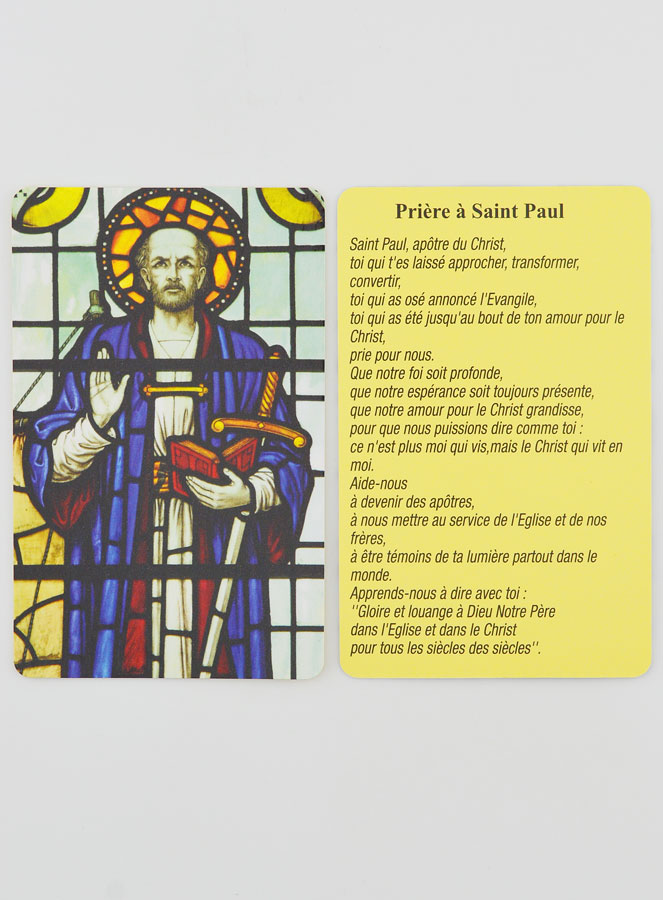 Carte de Prière à Saint Paul (pic 1)