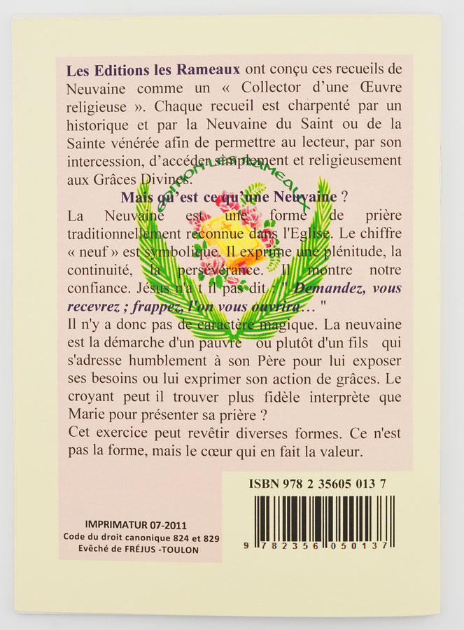 Livret de Neuvaine à Saint Raphaël (pic 2)