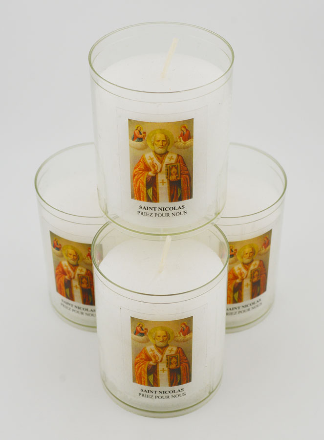 4 Bougies Veilleuses Saint Nicolas (pic 2)