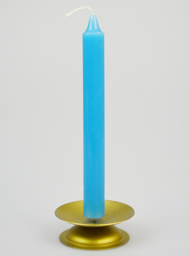 Bougie Teintée Masse Bleu Pastel (pic 1)