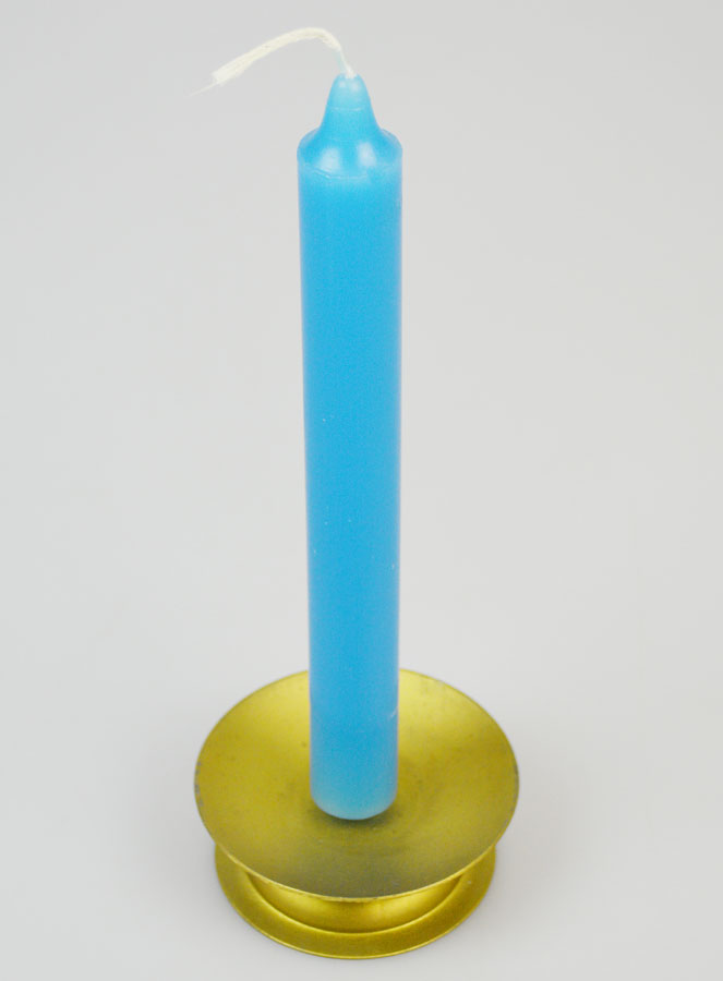 Bougie Teintée Masse Bleu Pastel (pic 2)