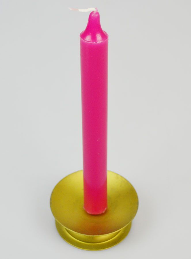 Bougie Teintée Masse Rose (pic 2)