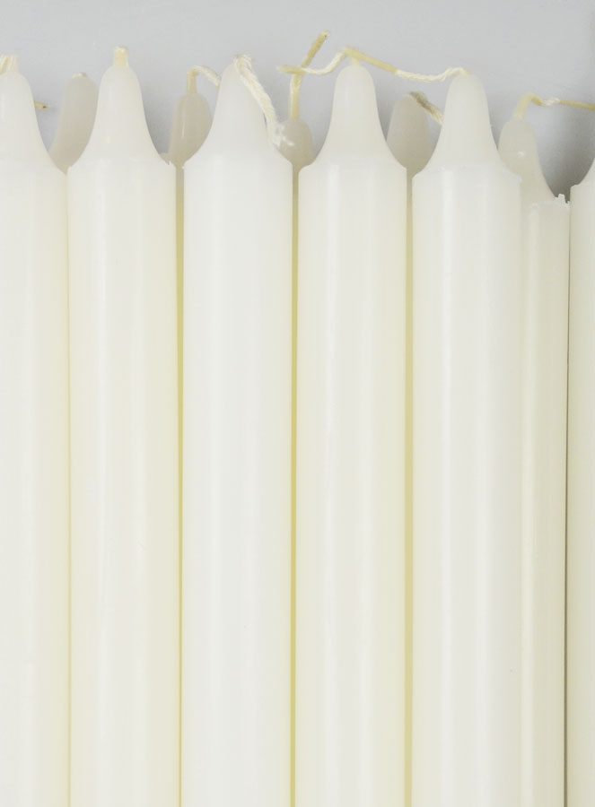 12 Bougies Teintées Masse de Prières Blanche (pic 3)