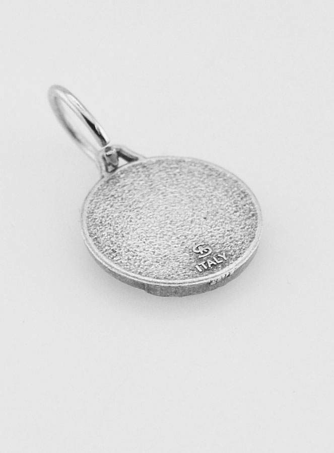 Médaille Sainte Thérèse en Métal Argenté - 12mm (pic 4)