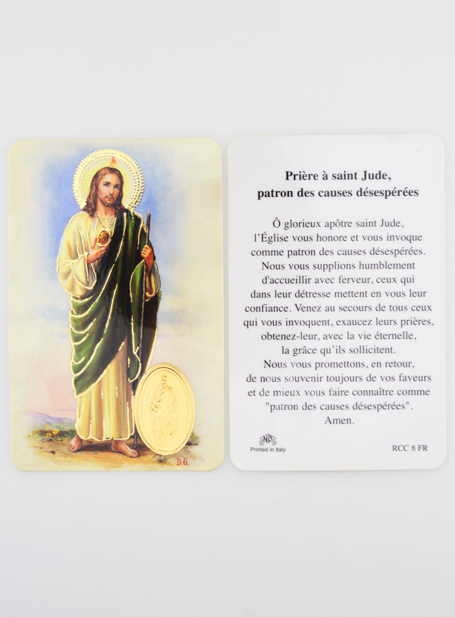 Carte de Prière Médaille Saint Jude (pic 3)