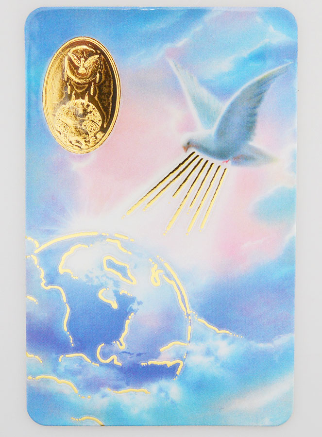 Carte de Prière Médaille Esprit Saint (pic 1)