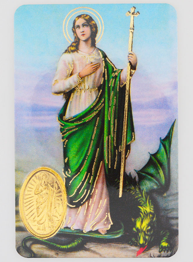 Carte de Prière Médaille Sainte Marthe (pic 1)