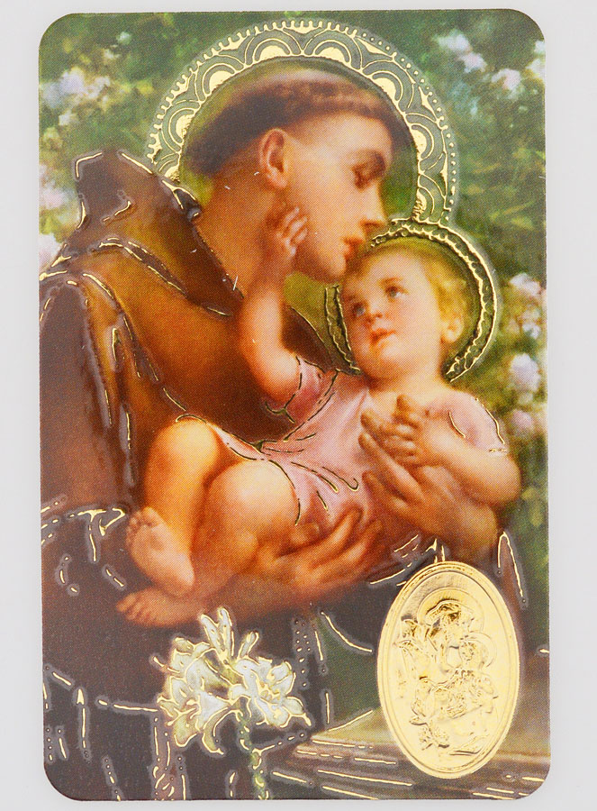 Carte de Prière Médaille Saint Antoine (pic 1)