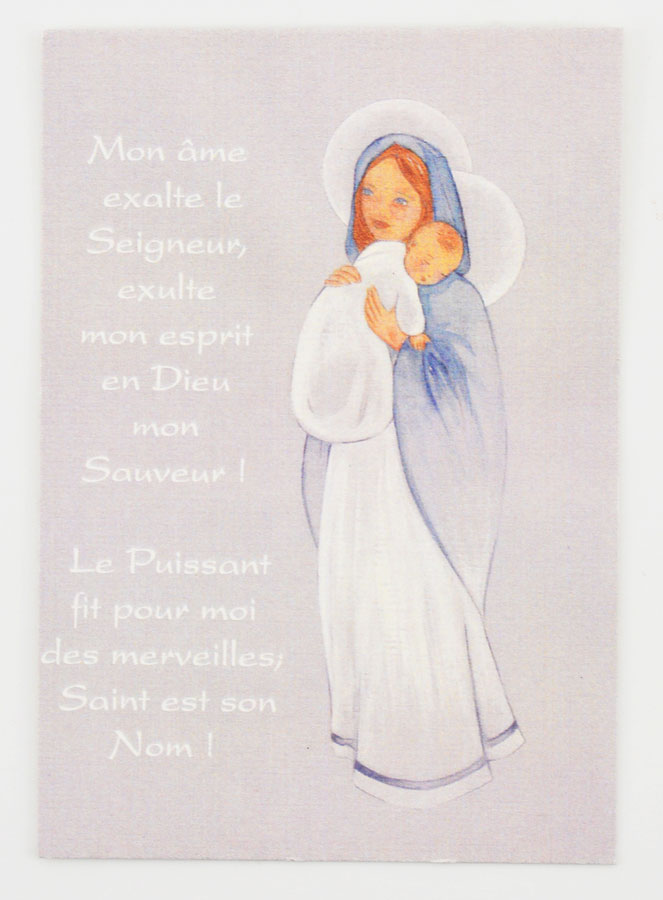 Carte de Baptême - Prière du Magnificat (pic 1)