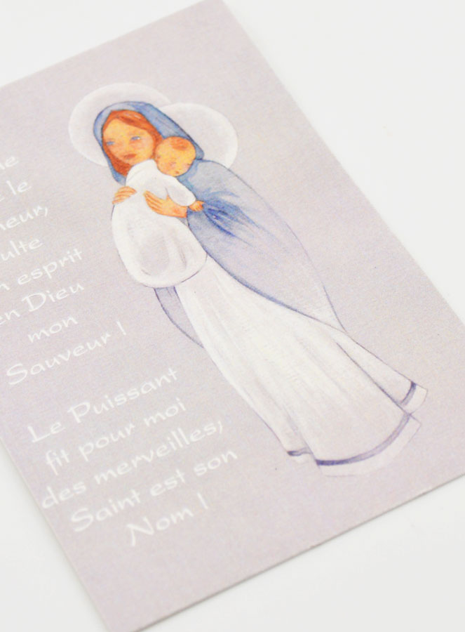 Carte de Baptême - Prière du Magnificat (pic 2)