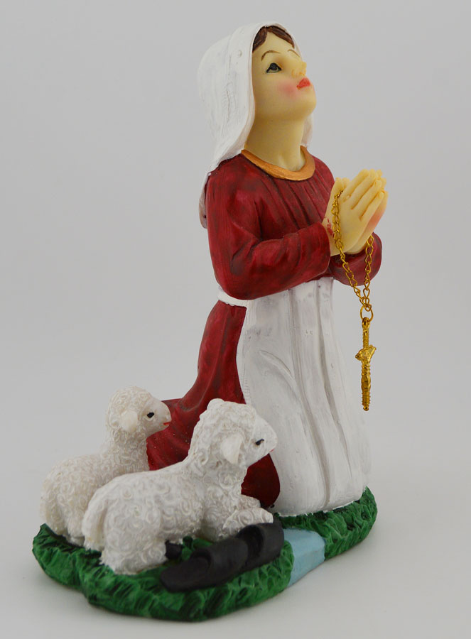 Statue de Sainte Bernadette Soubirous - 15cm (pic 3)