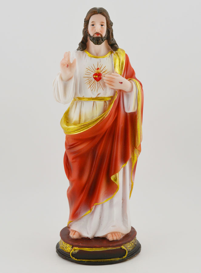 Statue Sacré Coeur de Jésus-Christ - 20cm (pic 1)