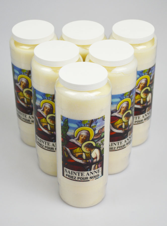 Lot de 6 Bougies de Neuvaine à Sainte Anne (pic 2)