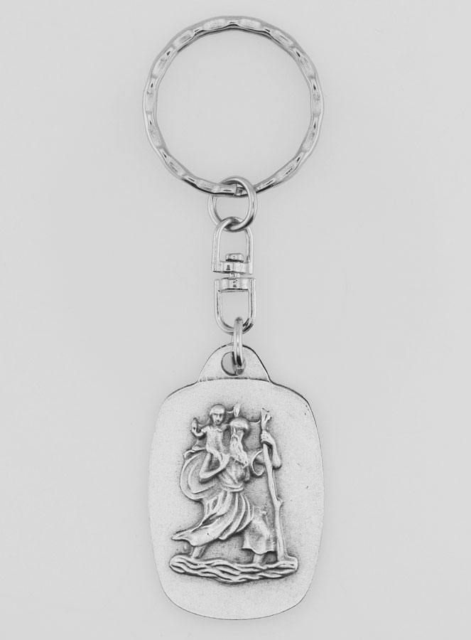 Porte-Clés Saint Christophe - Saint Patron des Voyageurs 3cm (pic 2)