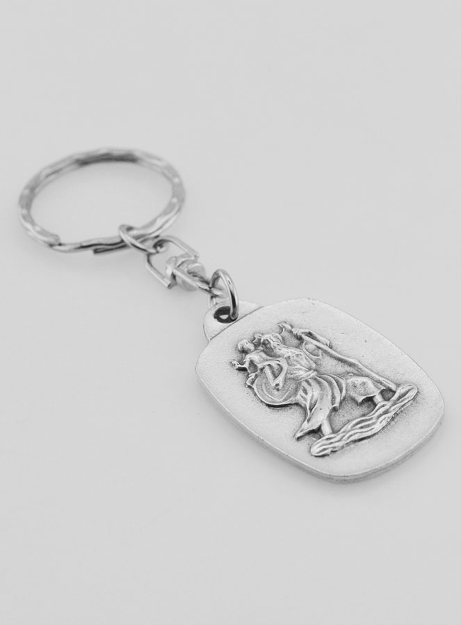 Porte-Clés Saint Christophe - Saint Patron des Voyageurs 3cm (pic 4)