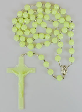 Chapelet Mural Fluo - Médaille Vierge Miraculeuse (pic 1)