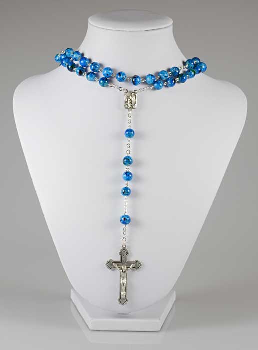 Collier Chapelet Fashion Nacre Bleue (pic 2)
