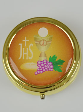 Custode Hostie Orange - Calice Sang et Corps du Christ (pic 1)