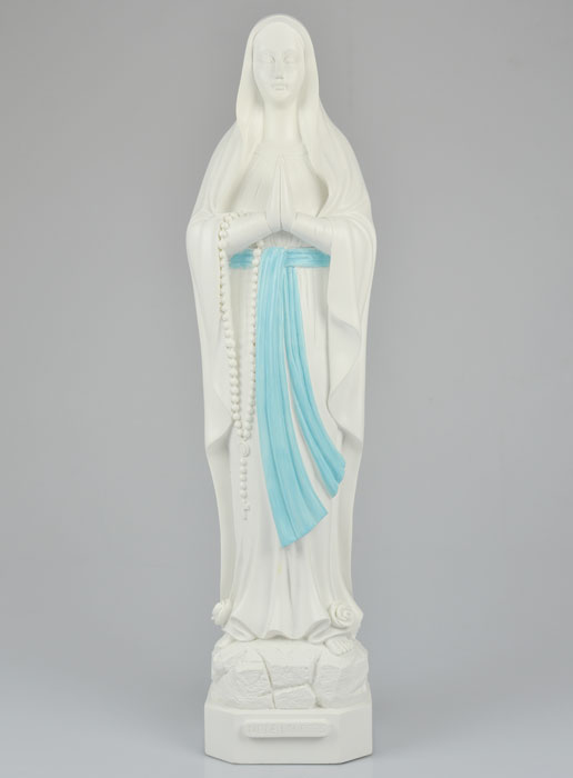 Statue Artisanale de Notre Dame de Lourdes - 50 cm (pic 2)