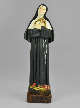 Statue de Sainte Rita - Sainte des Causes Désespérées - 22 cm (pic 1)