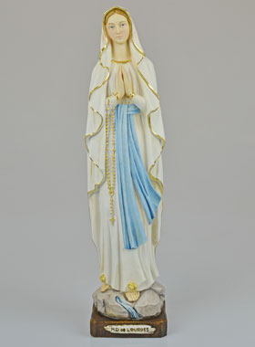 Statue d'Eglise Vierge Marie de Lourdes - 40cm (pic 1)